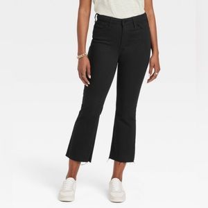 NWT Black High Rise Flare Jean